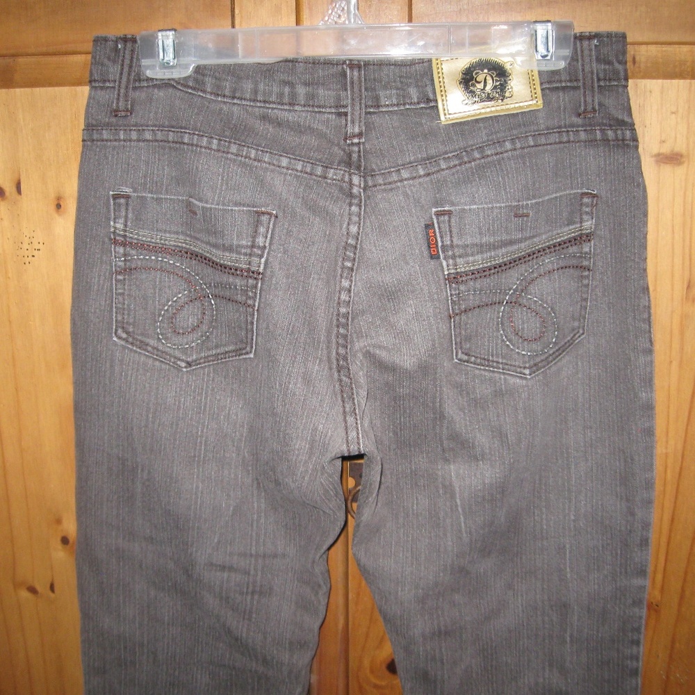 Miss Dior Jeans 32 x 30 Gray slim Leg